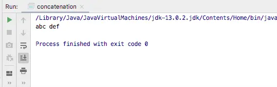 Java String Concatenation
