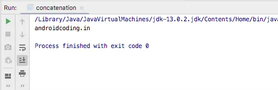 Java String Concatenation