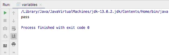 Java Variables