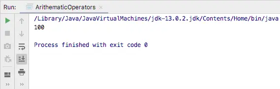 Java Arithmetic Operators