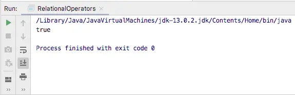 Java Relational Operators