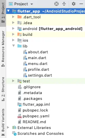 Flutter dashboard