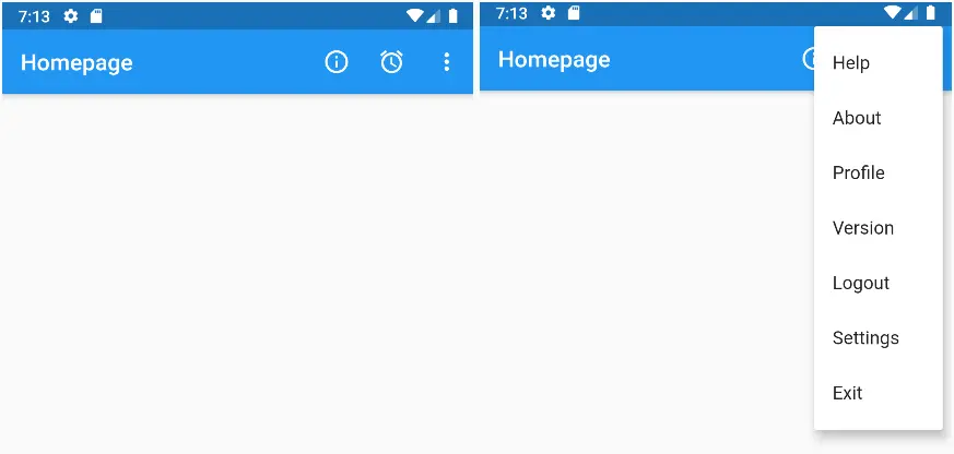 Flutter Appbar