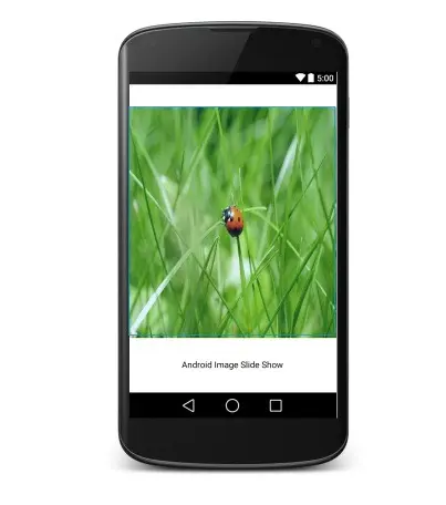 android image slideshow