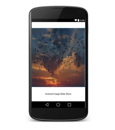 android image slideshow
