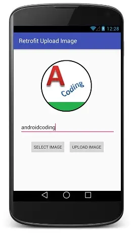 Android Upload Image Using Retrofit Library